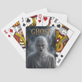 Cartas de juego de fantasmas, carta de póquer