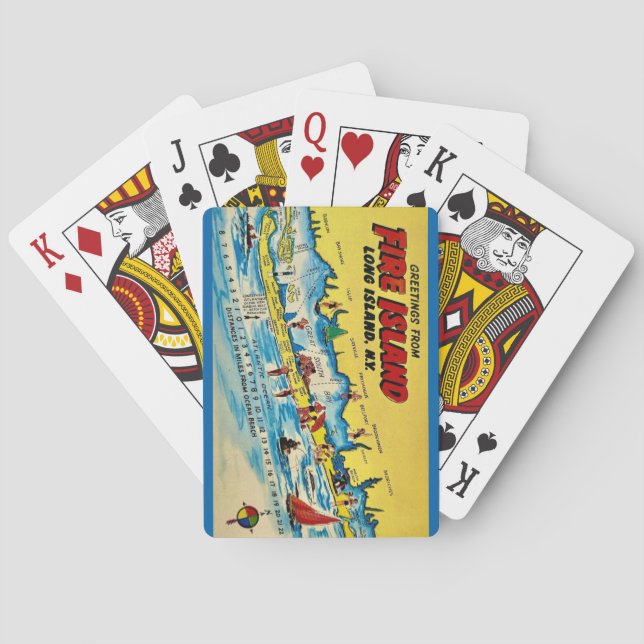 Cartas de juego de Fire Island (Reverso)