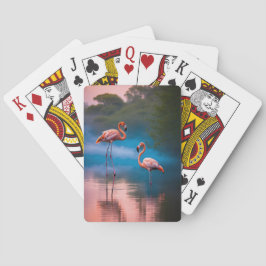 Cartas de juego de Flamingo Serenity