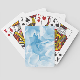 Cartas de juego de flor de claveles artísticos
