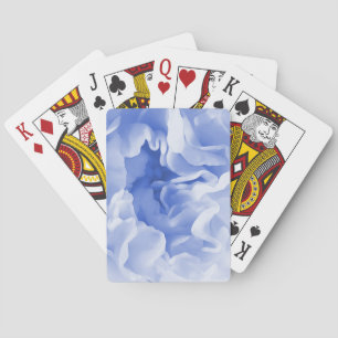 Cartas de juego de flor de claveles artísticos