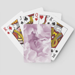 Cartas de juego de flor de claveles artísticos