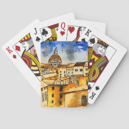 Cartas de juego de Florencia Italia