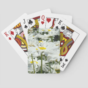 Cartas de juego de flores de margarita Verano Bara