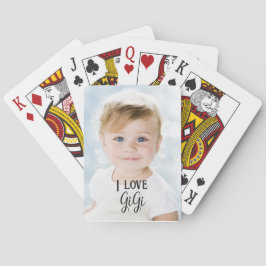 Cartas de juego de fotos para la abuela