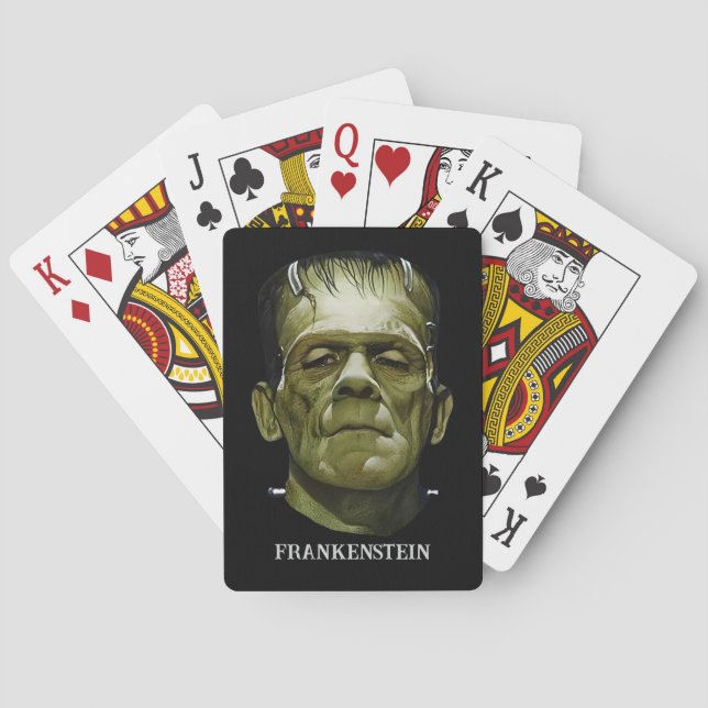 Cartas de juego de Frankenstein (Reverso)