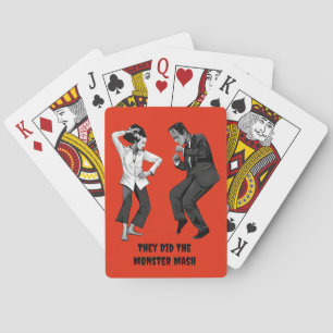 Cartas de juego de Frankenstein bailando