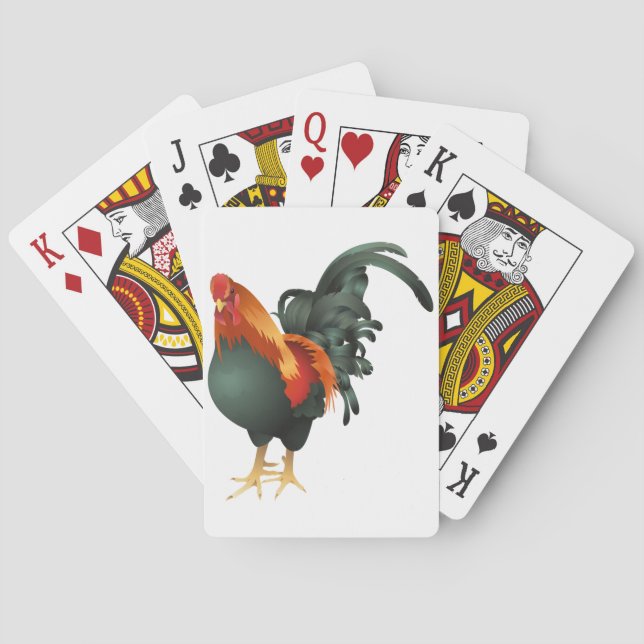 Cartas de juego de gallo (Reverso)