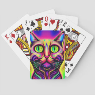 cartas de juego de gatos curiosos