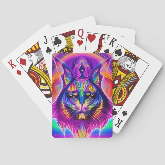 cartas de juego de gatos místicos (Reverso)