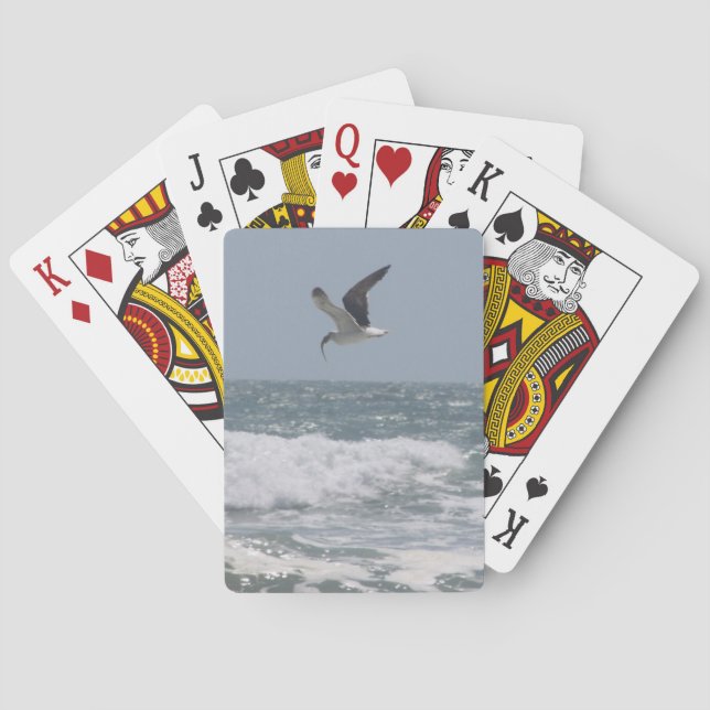 Cartas de juego de gaviota (Reverso)