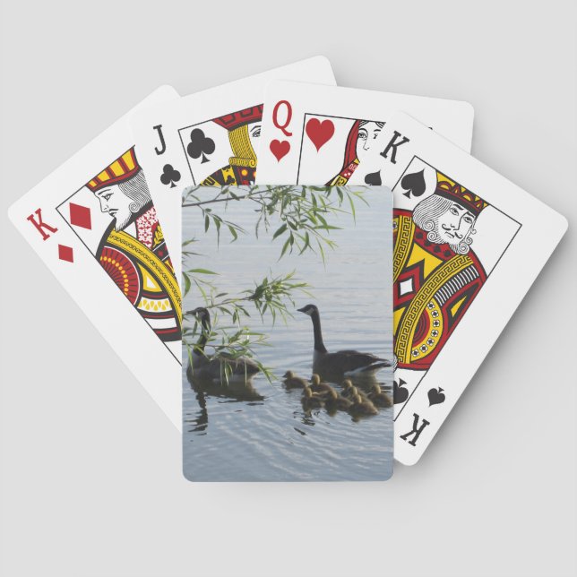 Cartas de juego de Geese salvaje (Reverso)