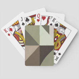 Cartas de juego de geometría orgánica