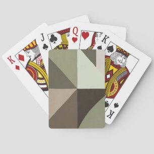 Cartas de juego de geometría orgánica