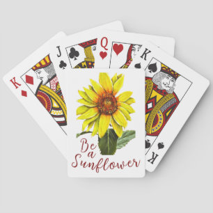 Cartas de Juego de Girasoles