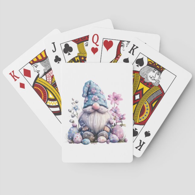 Cartas de juego de Gnome de Pascua (Reverso)