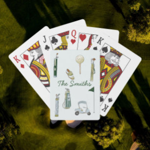 Cartas de juego de golf