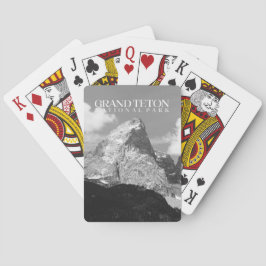Cartas de juego de Grand Teton, cubierta del parqu