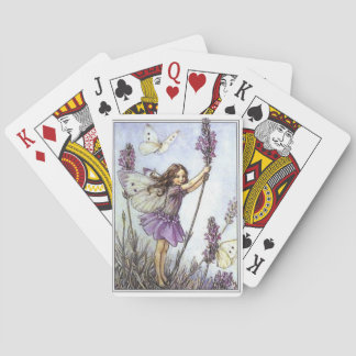 Cartas de juego de hadas de lavanda