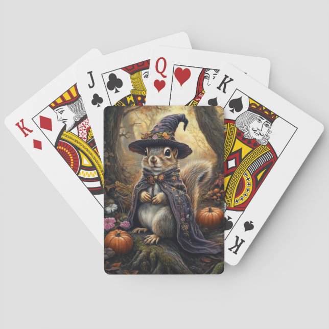 Cartas de juego de Halloween (Reverso)