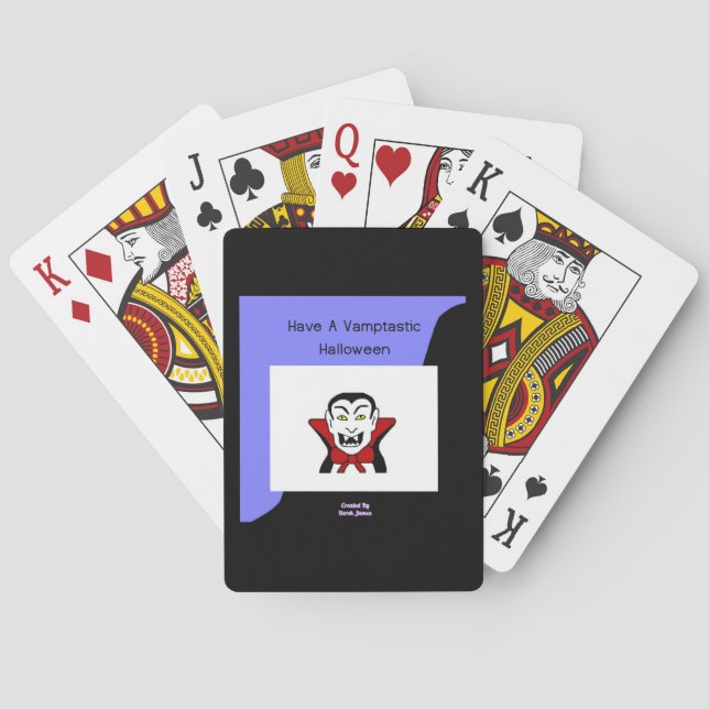 Cartas de juego de Halloween de Vamptastic (Reverso)