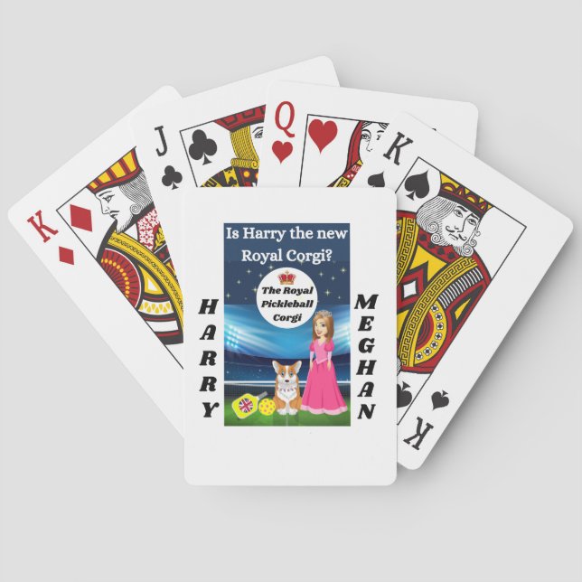 Cartas de juego de Harry y Meghan (Reverso)