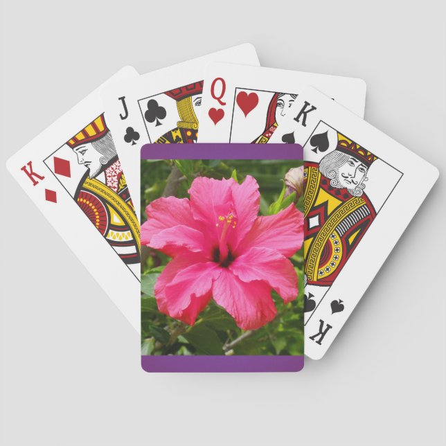 Cartas de juego de Hibiscus (Reverso)