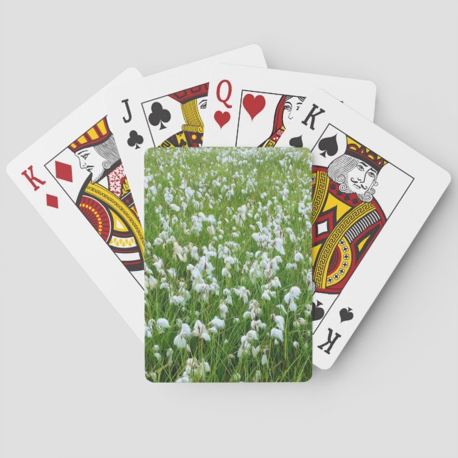 Cartas de juego de hierba de algodón (Reverso)