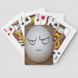 Cartas de juego de huevos enojadas