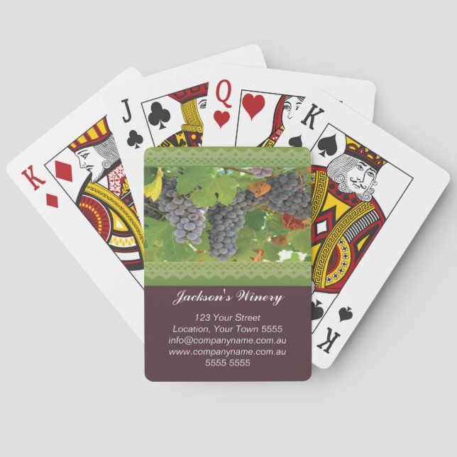 Cartas de juego de invierno (Reverso)