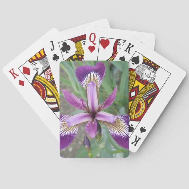 Cartas de juego de Iris Púrpura (Reverso)