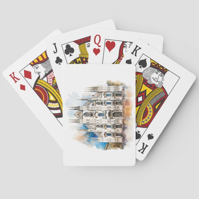 Cartas de juego de Italia (Reverso)
