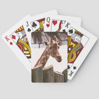 Cartas de juego de jirafa