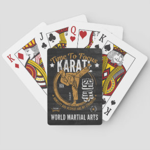 Cartas de juego de karate - Momento de centrarse