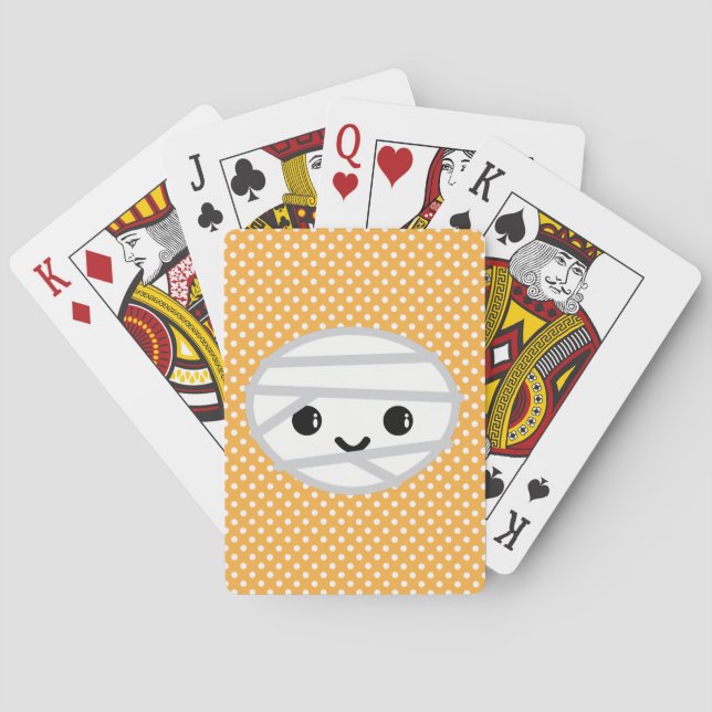 Cartas de juego de Kawaii Mummy
