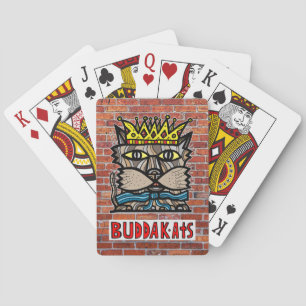 Cartas de juego de "King Kat" BuddaKats