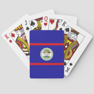 Cartas de juego de la bandera beliceña de Belice