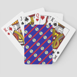 Cartas de juego de la bandera beliceña de Belice
