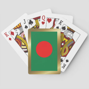 Cartas de juego de la bandera de Bangladesh
