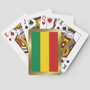 Cartas de juego de la bandera de Bolivia