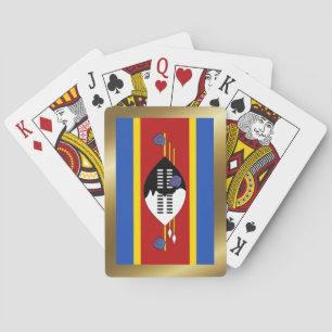 Cartas de Juego de la Bandera de Eswatini