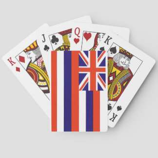 Cartas de juego de la bandera de Hawaii