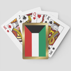 Cartas de juego de la bandera de Kuwait