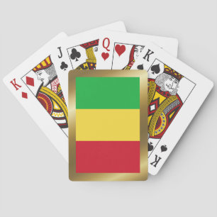 Cartas de juego de la bandera de Malí