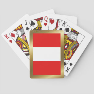 Cartas de Juego de la Bandera de Perú