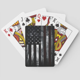 Cartas de juego de la bandera industrial norteamer