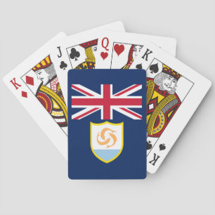 Cartas de juego de la bandera patriótica de Anguil