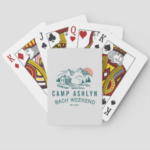 Cartas de juego de la cabina de béisbol de montaña