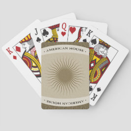Cartas de juego de la Casa Americana - Bronce