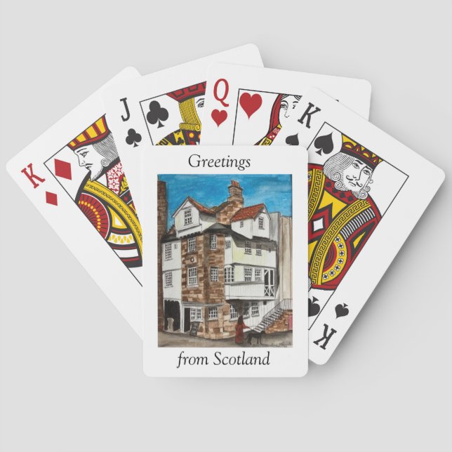 cartas de juego de la casa John Knox (Reverso)